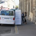 Caravane de la FCPE nationale / La FCPE va à la rencontre des parents dans les départements français / 75 Paris 18 / Région Ile-de-France / France